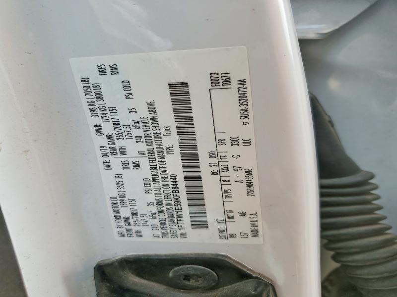 Продажа на аукционе авто 2019 Ford F150, vin: 1FTFW1E59KFB84440, номер лота: 61698336