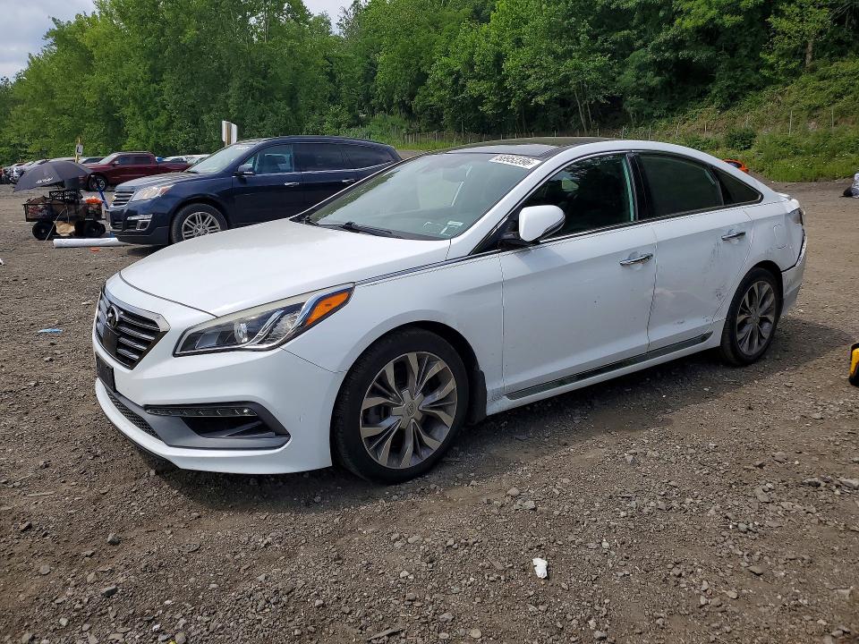 2015 Hyundai Sonata მანქანა იყიდება აუქციონზე, vin: 5NPE34AB4FH246985, აუქციონის ნომერი: 58952396