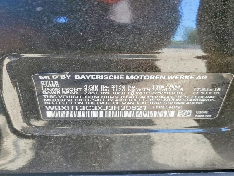 Продаж на аукціоні авто 2018 Bmw X1, vin: WBXHT3C3XJ3H30621, номер лоту: 61243816