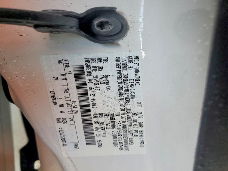 Продаж на аукціоні авто 2012 Ford Focus, vin: 1FAHP3M21CL467495, номер лоту: 59831146