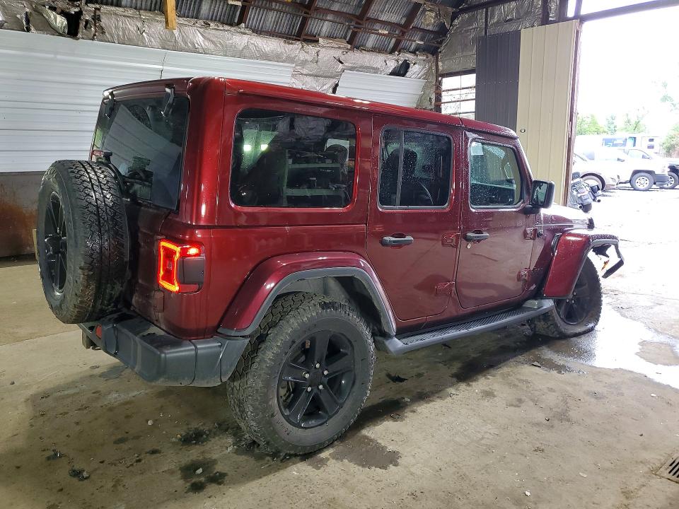 62082576 :رقم المزاد ، 1C4HJXEG3NW105327 vin ، 2022 Jeep Wrangler Unlimited مزاد بيع