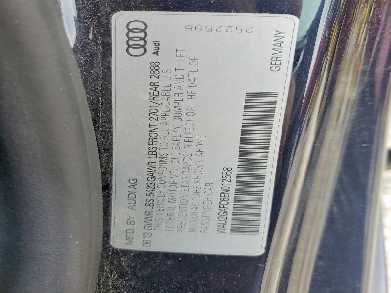 Aukcja sprzedaży 2014 Audi A7, vin: WAU2GAFC6EN012558, numer aukcji: 60002316