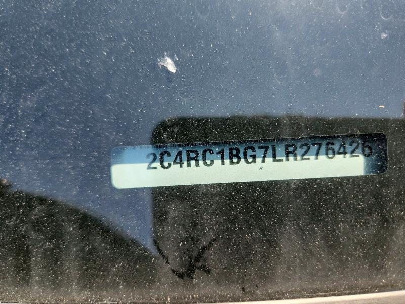 58279126 :رقم المزاد ، 2C4RC1BG7LR276426 vin ، 2020 Chrysler Pacifica مزاد بيع