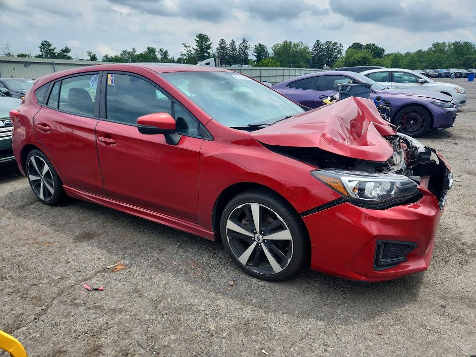 62055696 :رقم المزاد ، 4S3GTAL66J1716697 vin ، 2018 Subaru Impreza مزاد بيع