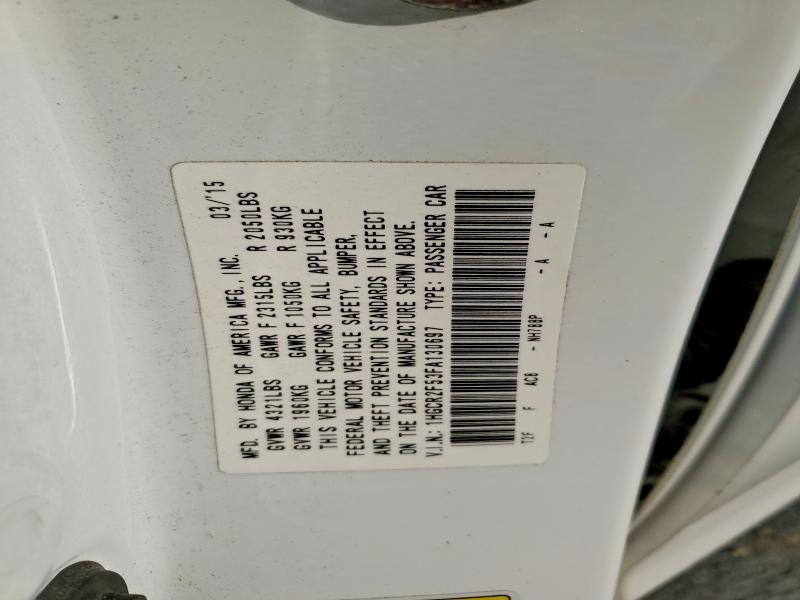 Aukcja sprzedaży 2015 Honda Accord, vin: 1HGCR2F53FA130697, numer aukcji: 85461295