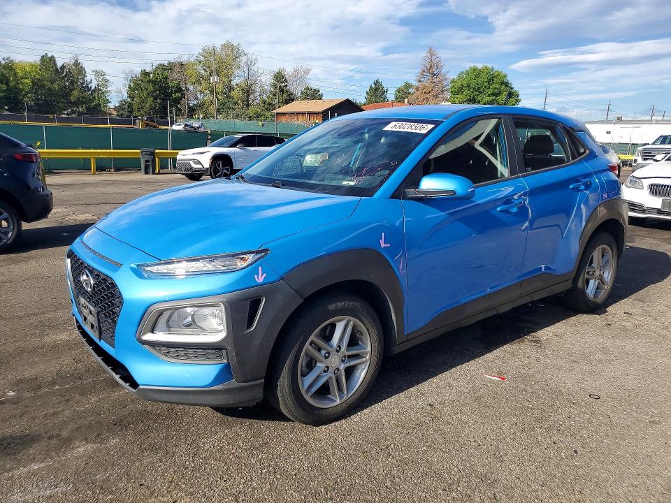 Продажа на аукционе авто 2020 Hyundai Kona, vin: KM8K1CAA7LU405019, номер лота: 63028506