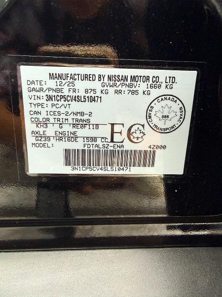 62347906 :رقم المزاد ، 3N1CP5CV4SL510471 vin ، 2025 Nissan Kicks Play مزاد بيع