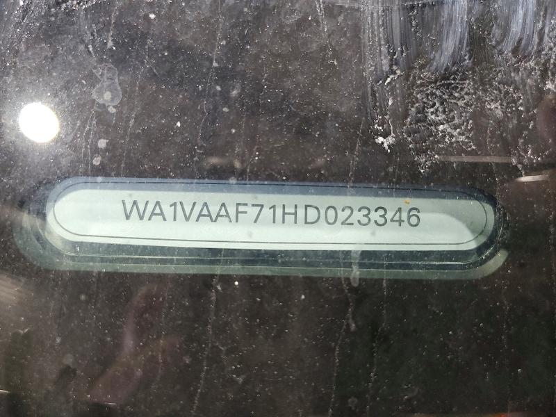 2023 Audi Q7 მანქანა იყიდება აუქციონზე, vin: WA1VAAF71HD023346, აუქციონის ნომერი: 59974046