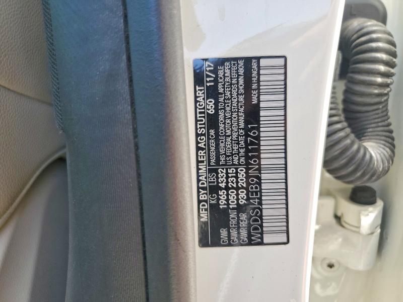 Aukcja sprzedaży 2018 Mercedes-benz Cla, vin: WDDSJ4EB9JN611761, numer aukcji: 62802376