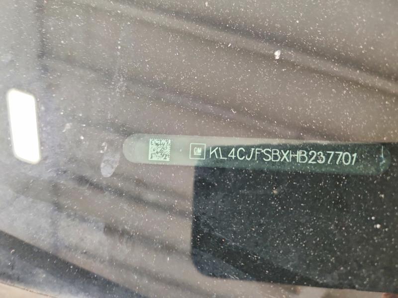 Продаж на аукціоні авто 2017 Buick Encore, vin: KL4CJFSBXHB237701, номер лоту: 59892996