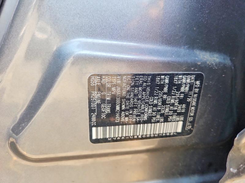 Продажа на аукционе авто 2021 Nissan Rogue, vin: JN8AT3BB0MW214473, номер лота: 60955846
