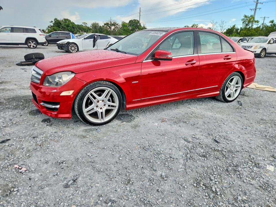 Aukcja sprzedaży 2012 Mercedes-benz C, vin: WDDGF4HB0CR237023, numer aukcji: 59596256