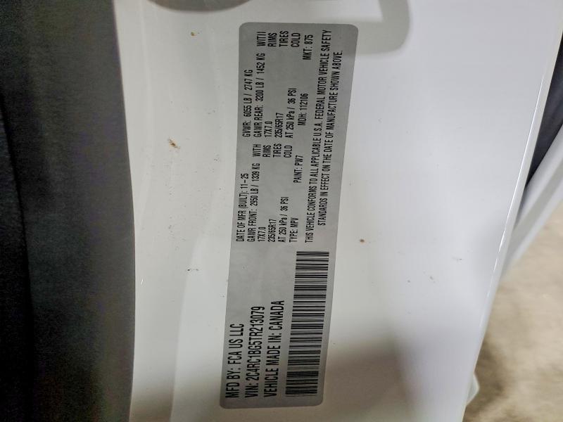 60836216 :رقم المزاد ، 2C4RC1BG5TR213079 vin ، 2026 Chrysler Pacifica مزاد بيع