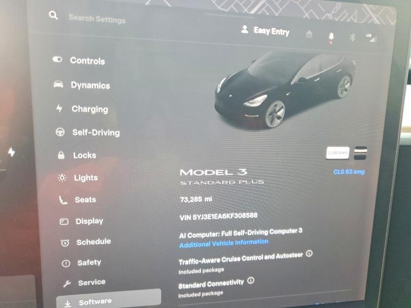 Aukcja sprzedaży 2019 Tesla Model 3, vin: 5YJ3E1EA6KF308588, numer aukcji: 61158836