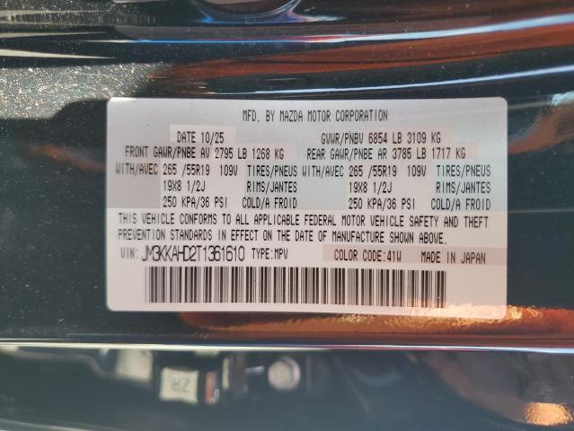 Aukcja sprzedaży 2026 Mazda Cx-90, vin: JM3KKAHD2T1361610, numer aukcji: 62292506