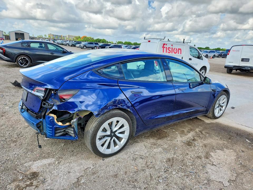 Продажа на аукционе авто 2022 Tesla Model 3, vin: 5YJ3E1EA2NF289901, номер лота: 59953536