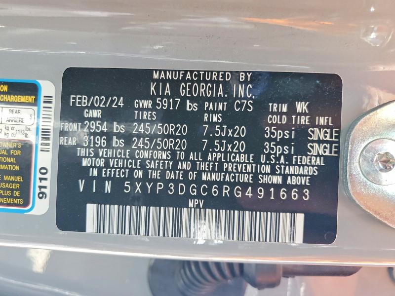Продажа на аукционе авто 2024 Kia Telluride, vin: 5XYP3DGC6RG491663, номер лота: 60236446