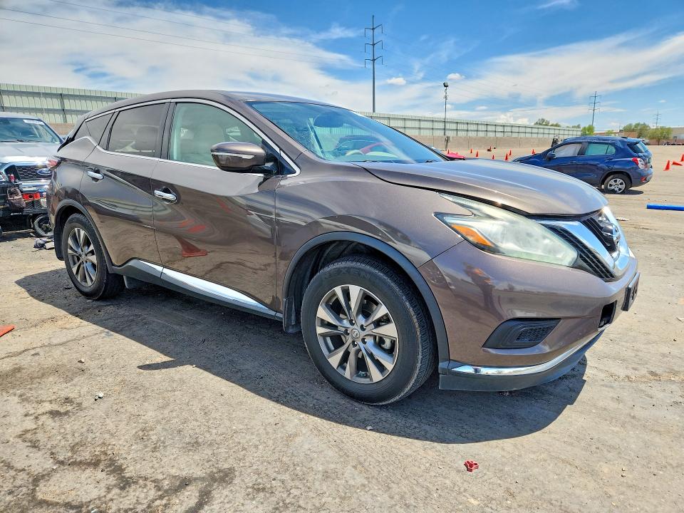 61298486 :رقم المزاد ، 5N1AZ2MG3FN260834 vin ، 2015 Nissan Murano مزاد بيع