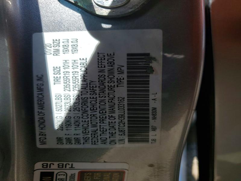 Aukcja sprzedaży 2020 Acura Rdx, vin: 5J8TC2H39LL033162, numer aukcji: 61614886