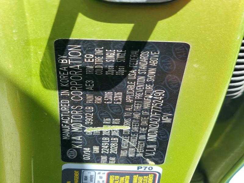 Aukcja sprzedaży 2015 Kia Soul, vin: KNDJN2A27F7752490, numer aukcji: 61753246