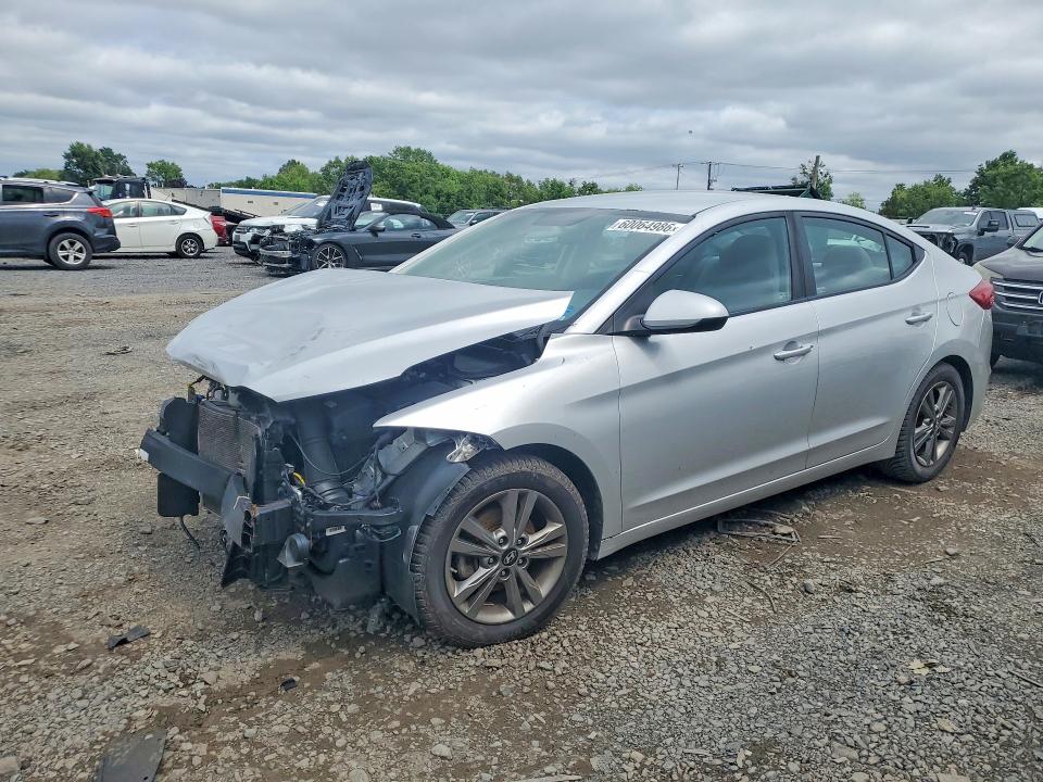 60064986 :رقم المزاد ، 5NPD84LF3JH240312 vin ، 2018 Hyundai Elantra مزاد بيع