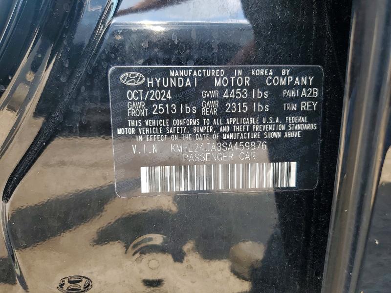 Aukcja sprzedaży 2025 Hyundai Sonata, vin: KMHL24JA3SA459876, numer aukcji: 60303086
