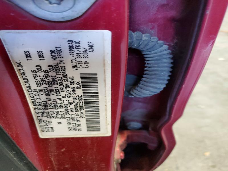 2001 Toyota Tacoma მანქანა იყიდება აუქციონზე, vin: 5TEHN72N41Z819360, აუქციონის ნომერი: 62712086