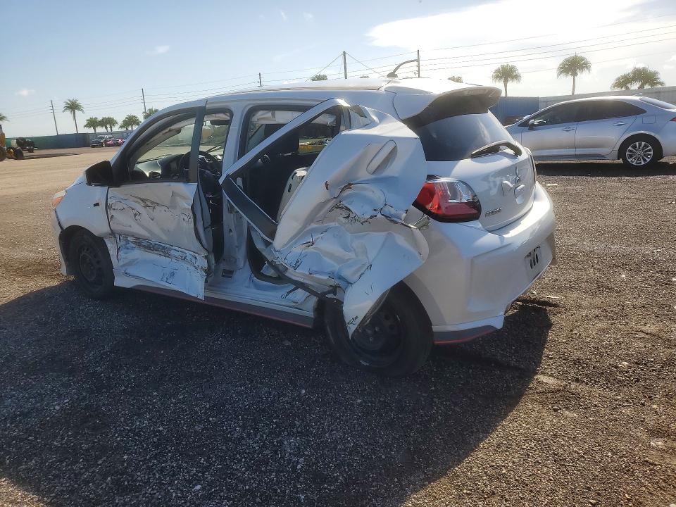2021 Mitsubishi Mirage მანქანა იყიდება აუქციონზე, vin: ML32AUHJ8MH000607, აუქციონის ნომერი: 59866206