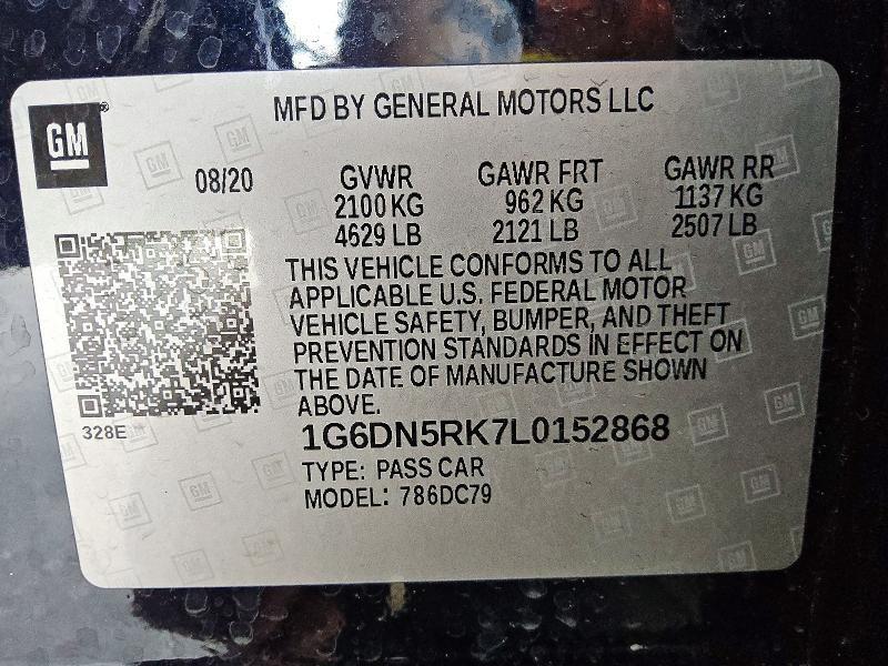 Продаж на аукціоні авто 2020 Cadillac Ct5, vin: 1G6DN5RK7L0152868, номер лоту: 58459376