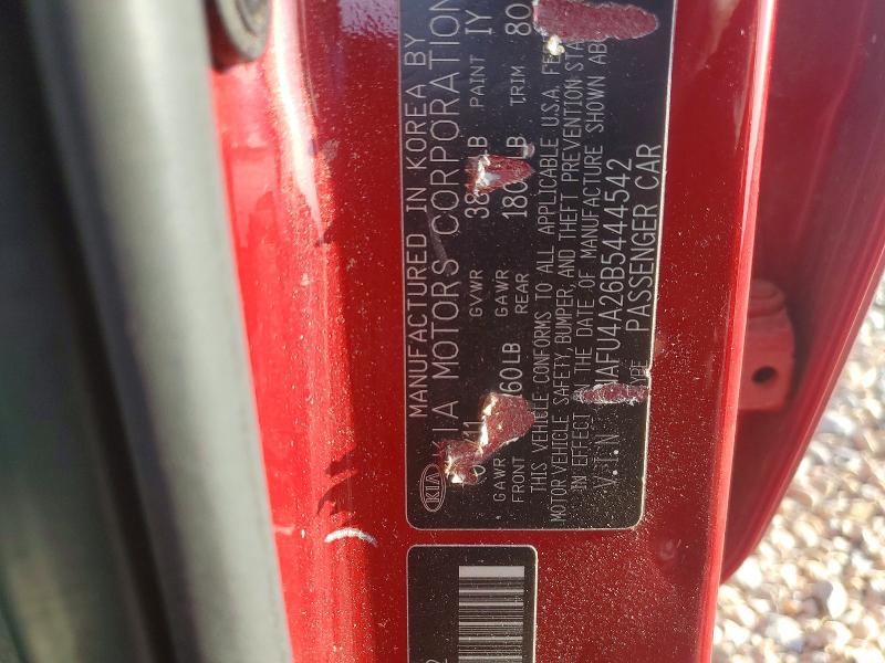 Продаж на аукціоні авто 2011 Kia Forte, vin: KNAFU4A26B5444542, номер лоту: 63258116