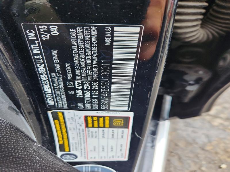 Aukcja sprzedaży 2016 Mercedes-benz C, vin: 55SWF4KB5GU130011, numer aukcji: 59395176