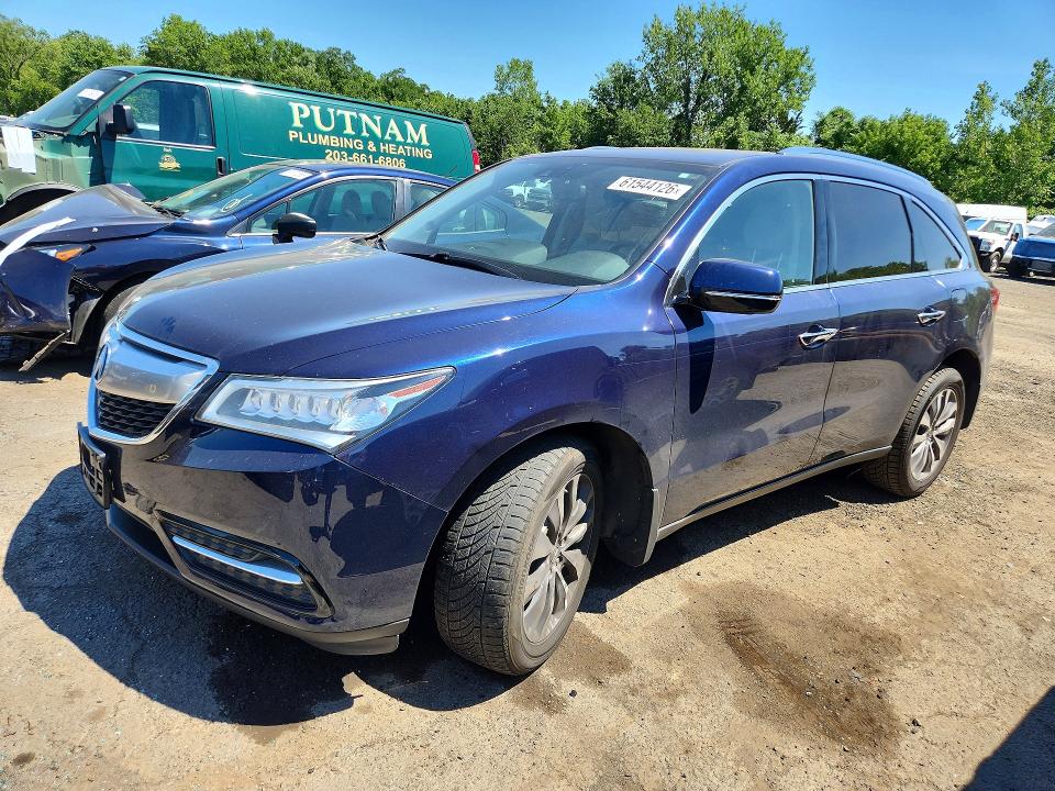 Продаж на аукціоні авто 2014 Acura Mdx, vin: 5FRYD4H48EB034703, номер лоту: 61544126