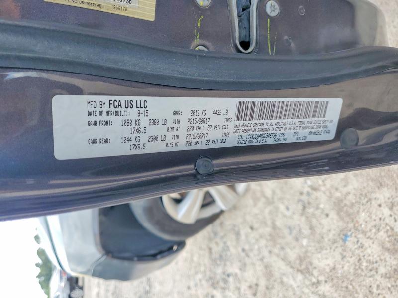 62507536 :رقم المزاد ، 1C4NJCBA8GD546736 vin ، 2016 Jeep Compass مزاد بيع