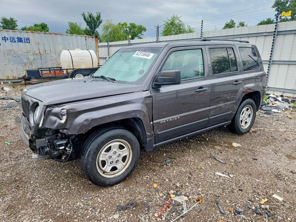 Aukcja sprzedaży 2016 Jeep Patriot, vin: 1C4NJPBB5GD808437, numer aukcji: 62315646