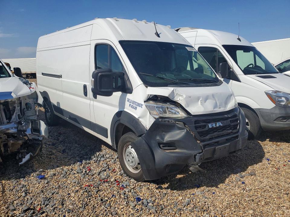 2023 Ram Promaster 2500 მანქანა იყიდება აუქციონზე, vin: 3C6LRVDG0PE590703, აუქციონის ნომერი: 53636686