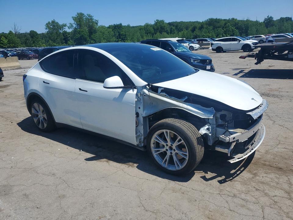 59547416 :رقم المزاد ، 5YJYGDEE7MF076039 vin ، 2021 Tesla Model Y مزاد بيع