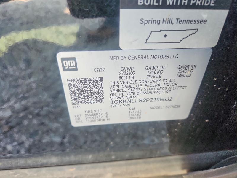 Aukcja sprzedaży 2023 Gmc Acadia, vin: 1GKKNLLS2PZ106632, numer aukcji: 60288806