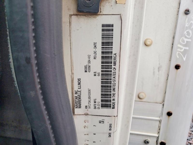 Продаж на аукціоні авто 2011 International 4300, vin: 1HTJTSKL8BH339367, номер лоту: 62221226