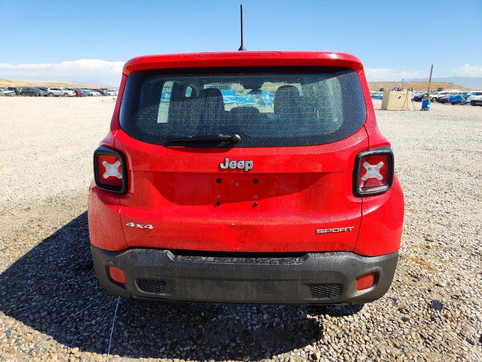 60424646 :رقم المزاد ، ZACCJBAH0HPE66513 vin ، 2017 Jeep Renegade مزاد بيع