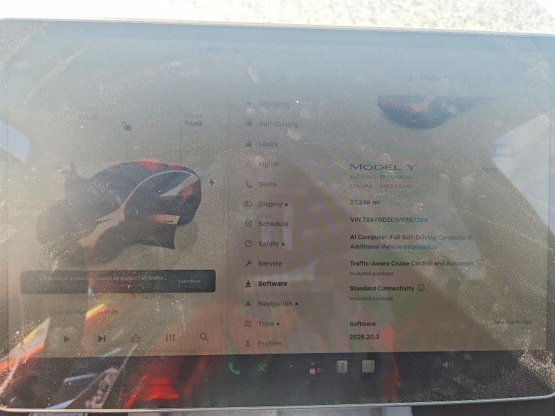 Продажа на аукционе авто 2023 Tesla Model Y, vin: 7SAYGDEE3PF897324, номер лота: 59621626