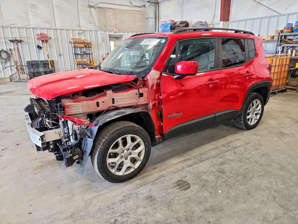 2018 Jeep Renegade მანქანა იყიდება აუქციონზე, vin: ZACCJBBB2JPJ16426, აუქციონის ნომერი: 61220256
