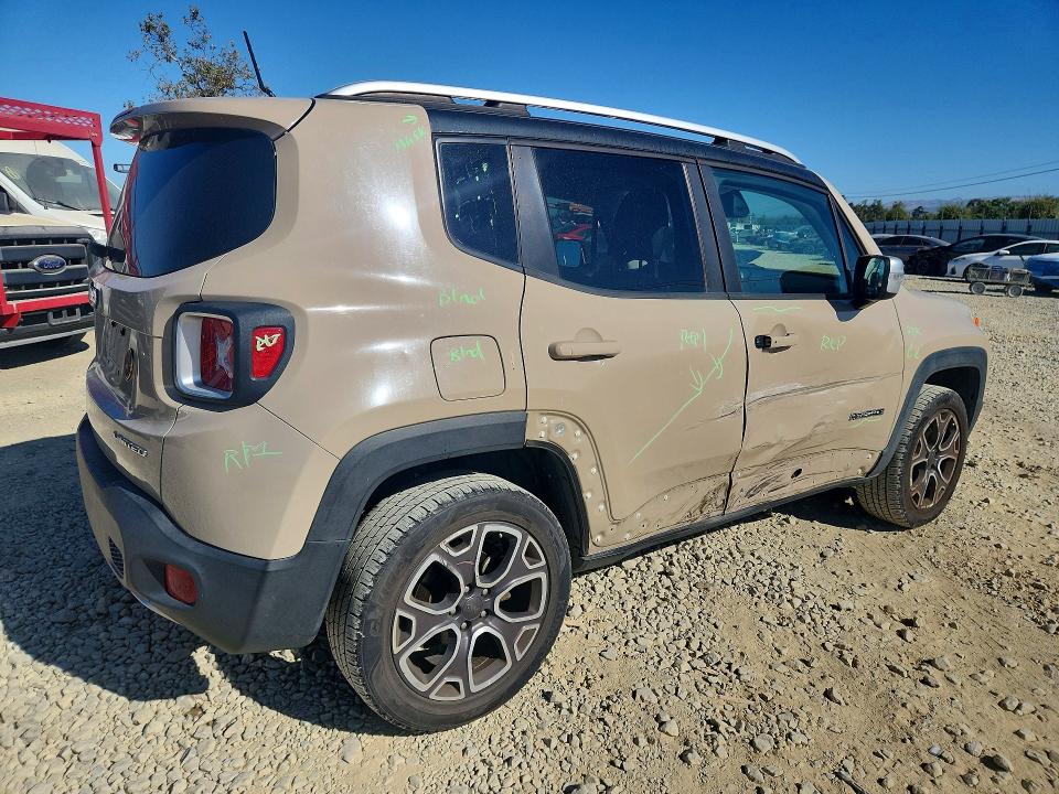 Продаж на аукціоні авто 2016 Jeep Renegade, vin: ZACCJBDT3GPC59211, номер лоту: 62998286