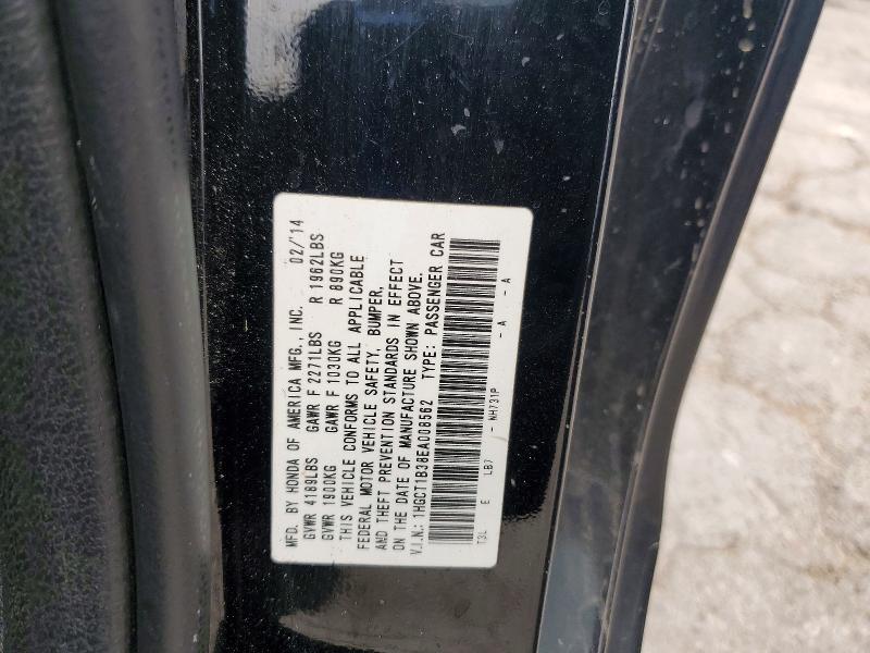 62439716 :رقم المزاد ، 1HGCT1B38EA008562 vin ، 2014 Honda Accord مزاد بيع