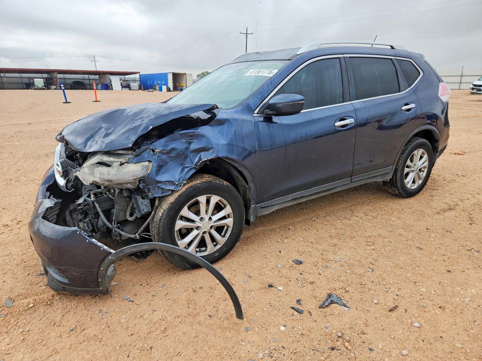 2016 Nissan Rogue მანქანა იყიდება აუქციონზე, vin: KNMAT2MV8GP632372, აუქციონის ნომერი: 61561776