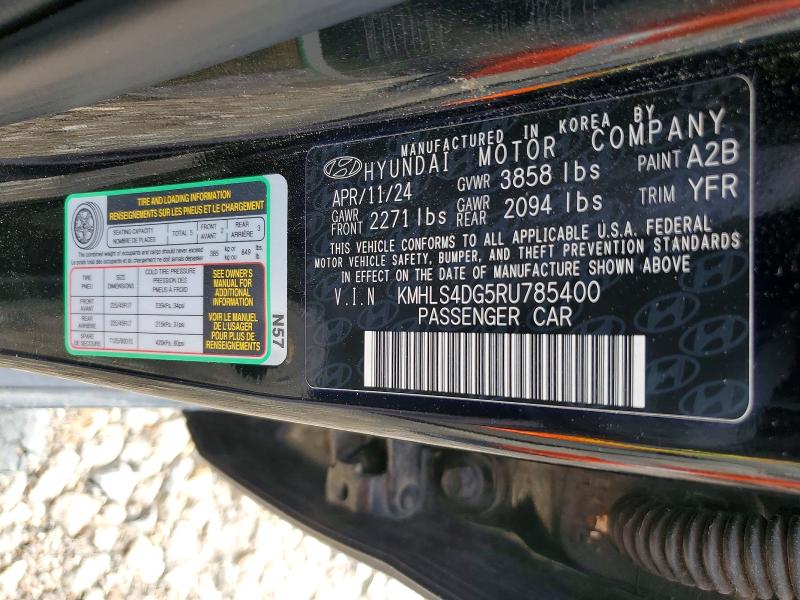 Продаж на аукціоні авто 2024 Hyundai Elantra, vin: KMHLS4DG5RU785400, номер лоту: 61411216