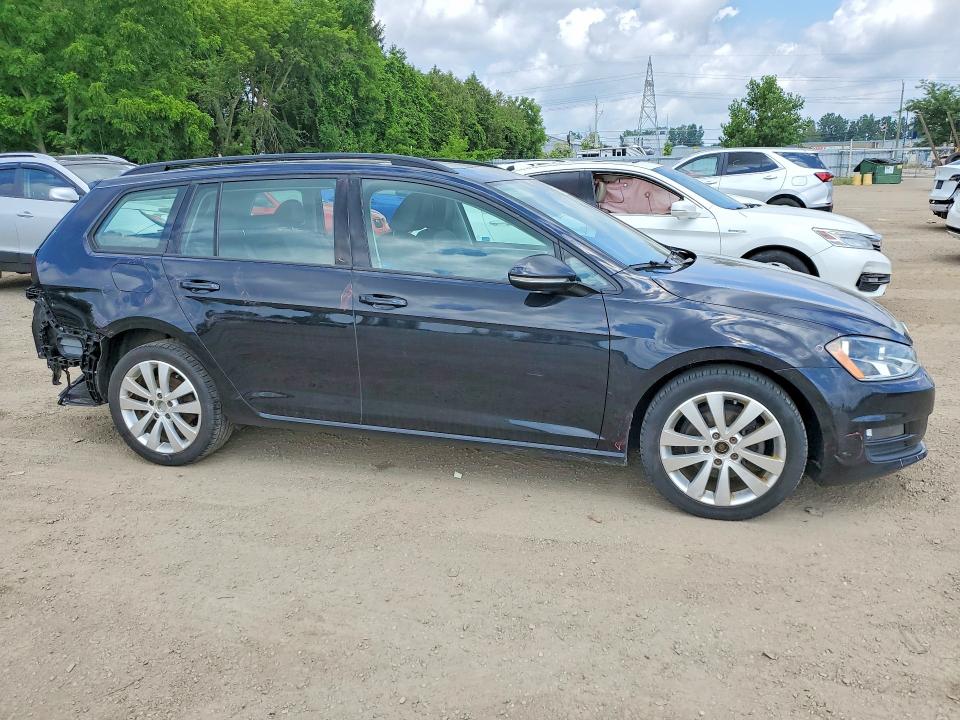 2017 Volkswagen Golf Sportwagen მანქანა იყიდება აუქციონზე, vin: 3VWC17AU1HM507225, აუქციონის ნომერი: 59630916