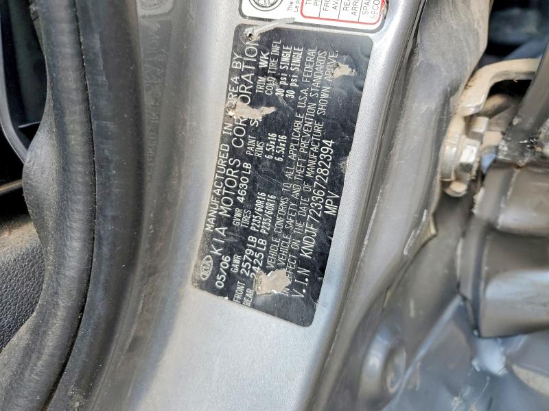 2006 Kia New Sportage მანქანა იყიდება აუქციონზე, vin: KNDJF723367282394, აუქციონის ნომერი: 61944196
