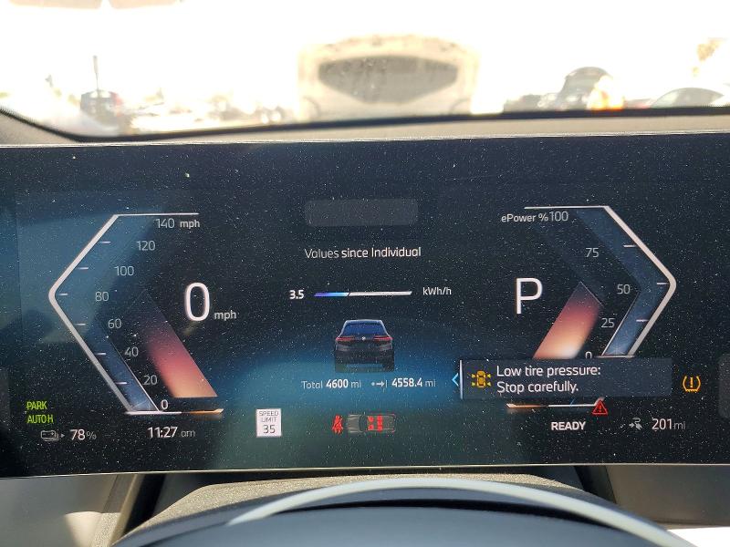 62639426 :رقم المزاد ، WB523CF05SCU86925 vin ، 2025 Bmw Ix مزاد بيع