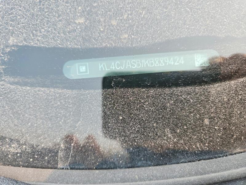 2019 Buick Encore მანქანა იყიდება აუქციონზე, vin: KL4CJASB1KB889424, აუქციონის ნომერი: 59329186