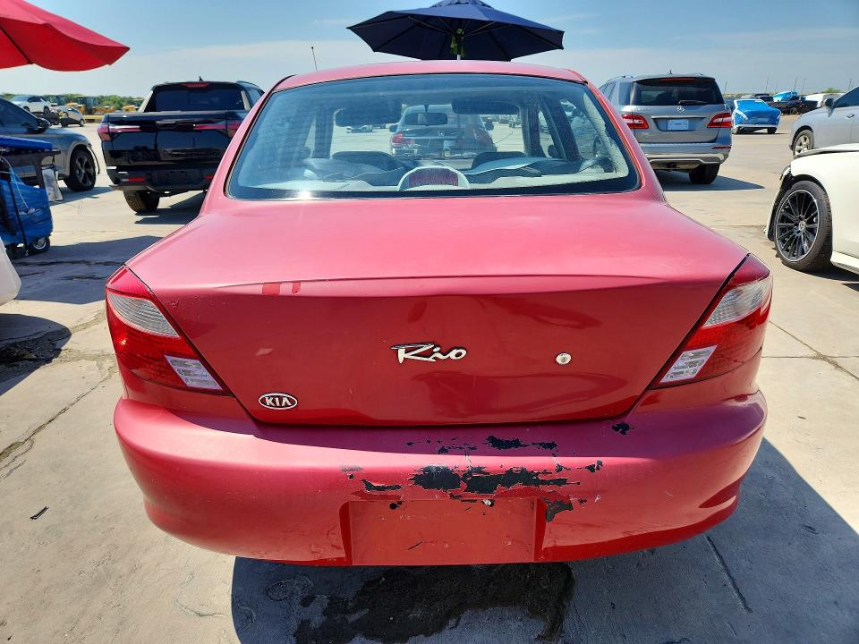 59845396 :رقم المزاد ، KNADC123926094298 vin ، 2002 Kia Rio مزاد بيع